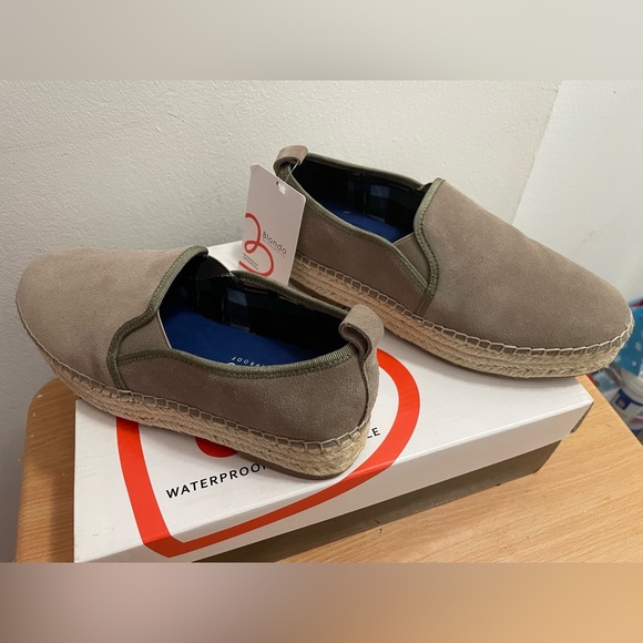 BLONDO BASHA ESPRADILLES WATERPROOF LEATHER SUEDE LOAFERS SHOES 5.5 B - Picture 7 of 11